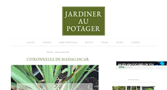 Desktop Screenshot of jardiner-potager.com