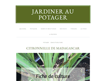 Tablet Screenshot of jardiner-potager.com